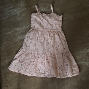 Janie and Jack Peach Floral Dress